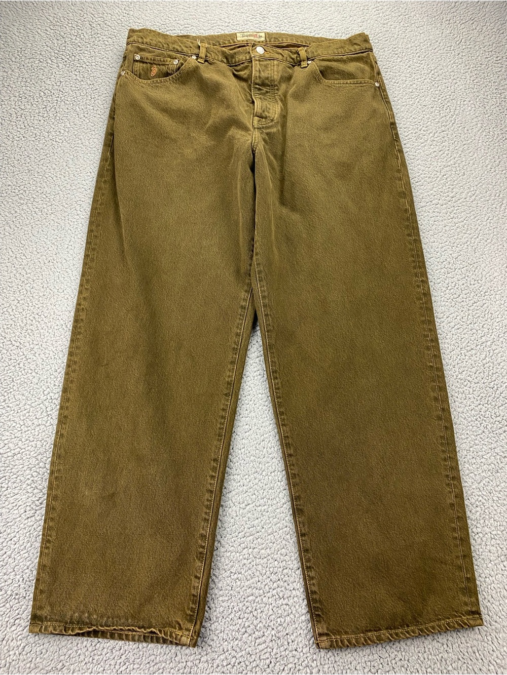 Stussy Big Ol Jeans Men's Button Fly Denim Baggy 116599 FA24 |  Size: 38